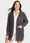 Women's Cozy Feather Yarn Cardi