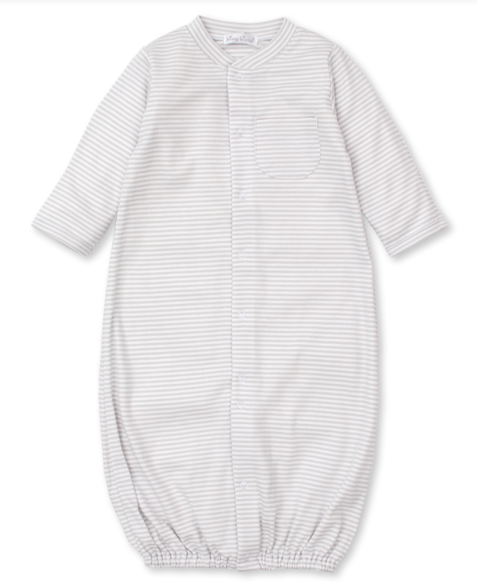 Kissy Kissy Convertible Gown | Stripes Silver
