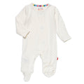 Magnetic Modal Pin Dot Cream Footie